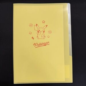 ✨4 for $15✨ Yellow Pokémon folder